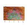 Porta Chaves mandala decorativo 5 ganchos Mama Gipsy