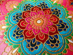Porta toalha de rosto mandala floral Mama Gipsy - comprar online