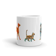 CANECA COM GATOS MAMA GIPSY. - buy online