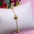 Pulseira Com Esferas Banhado a Ouro 18K