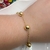 Pulseira Com Esferas Banhado a Ouro 18K - comprar online