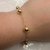 Imagem do Pulseira Com Esferas Banhado a Ouro 18K