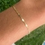 Pulseira Chapinha de Coração Banhado a Ouro 18 K - comprar online