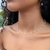 Choker Pérolas de Coração Banhado a Ouro 18 K - comprar online