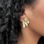 Brinco Ear Cuff Folha Banhado a Ouro 18K - loja online