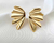 Imagem do Brinco Ear Cuff Folha Banhado a Ouro 18K