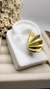 Brinco Ear Cuff Folha Banhado a Ouro 18K - comprar online