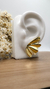 Brinco Ear Cuff Folha Banhado a Ouro 18K na internet