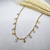 Choker Cristais Banhado a Ouro 18k