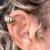 Piercing Croassant Banhado a Ouro 18k na internet