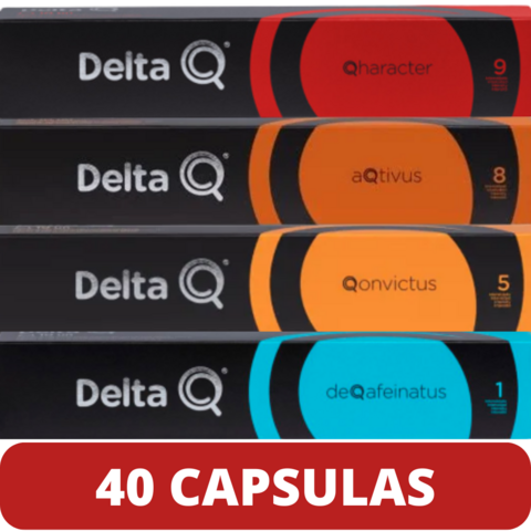 Delta Q deQafeinatus Pack 40 Gélules