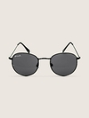 Óculos de Sol Rouno Metal, Pure Black | PINK - Victoria's Secret