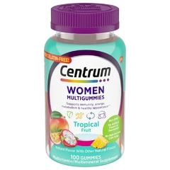 Multivitamínico Centrum Women Gummies, Tropical Fruit Flavor