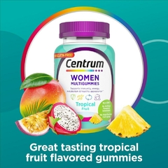 Multivitamínico Centrum Women Gummies, Tropical Fruit Flavor - loja online