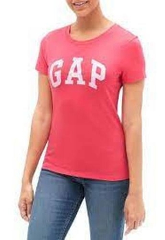 Camiseta Feminina Rosa - GAP na internet