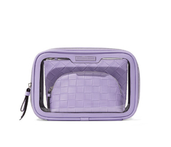 Necessaire Trio Beauty To Go Makeup Bag, Lilac Woven - Victoria's Secret