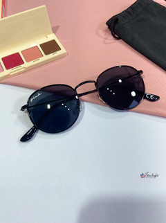 Óculos de Sol Rouno Metal, Pure Black | PINK - Victoria's Secret - loja online
