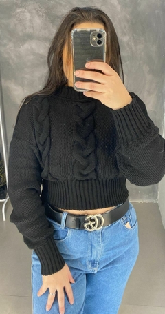 Blusa Tricot Trançada na internet