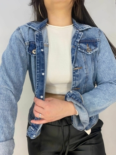 Jaqueta Jeans Azul