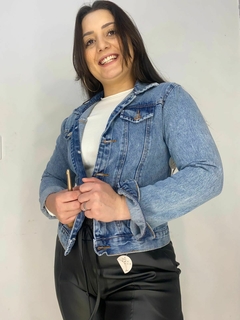 Jaqueta Jeans Azul - loja online