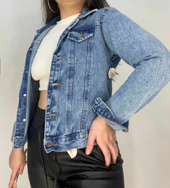 Jaqueta Jeans Azul