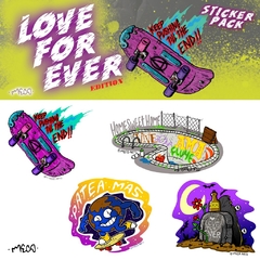 Pack de Stickers - Love 4 Ever