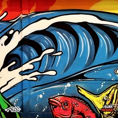 MURAL - THE SURF HOUSE - mecoarts