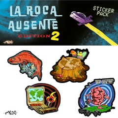 Pack e Stickers - La Roca Ausente 2