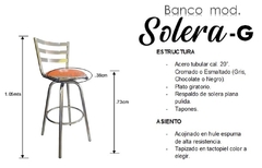 Banco mod. SOLERA G - comprar en línea