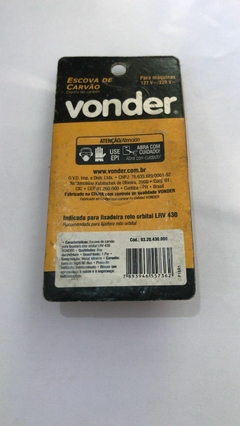 Par de escova de carvão para Lixadeira roto orbital - Original Vonder / 9320430000 - comprar online