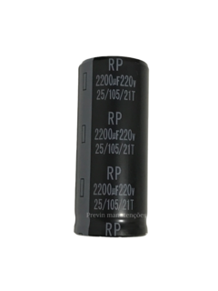 Capacitor 2200uFX220V Para RIV133 127V VD - VONDER 6882133110 - Original