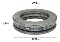 Rolamento Axial De Esferas Para Lavadora Vonder Lav1300 68.98.130.106 na internet