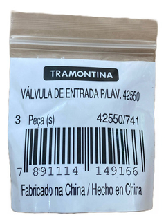 Kit 3 Válvulas De Entrada P/ Lavadora Tramontina 42550 - comprar online