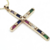 Set collar y aretes cruz de colores - comprar online