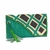 Clutch / cartera de mano verde mosaico