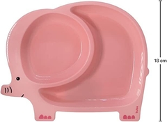 BUBA Pratinho com Divisórias Elefante - Rosa - comprar online