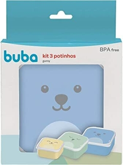 Kit 3 Potinhos Gumy, BUBA, Colorido - comprar online