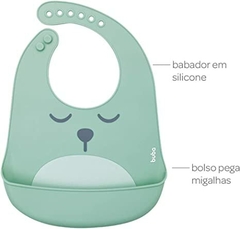 BABADOR BUBA GUMY AZUL/ROSA/VERDE - comprar online