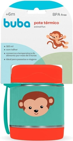 Pote Termico Animal Fun - Macaco, BUBA