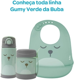 Garrafa Termica Parede Dupla 400 Ml Gumy - Verde BUBA - JH Empório