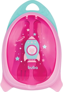 BUBA Kit Refeicao Com Talher - Foguete