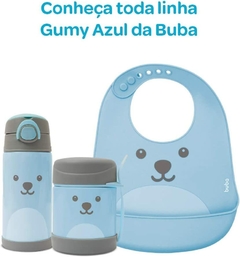 Garrafa Termica Parede Dupla 400 Ml Gumy - Azul BUBA - JH Empório