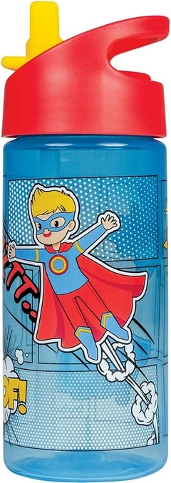 Garrafa Super-Herois Azul BUBA