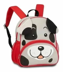 MOCHILA PETS CACHORRO CINZA