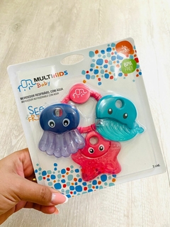 Mordedor Sea Friends 3+M Rosa Multikids Baby