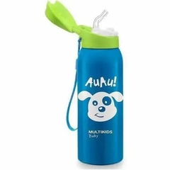 Copo Térmico com Canudo Keep it Cool Azul Multikids Baby