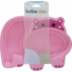 BUBA Pratinho com Divisórias Hipopótamo ROSA - comprar online