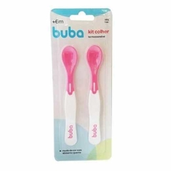 KIT COLHERES TERMOSSENSIVEL ROSA BUBA