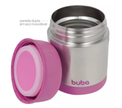 POTE TÉRMICO AÇO INOXIDÁVEL ROSA 350ML - comprar online