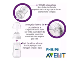 MAMADEIRA PÉTALA ANTI-CÓLICA TRANSPARENTE 330ML - comprar online